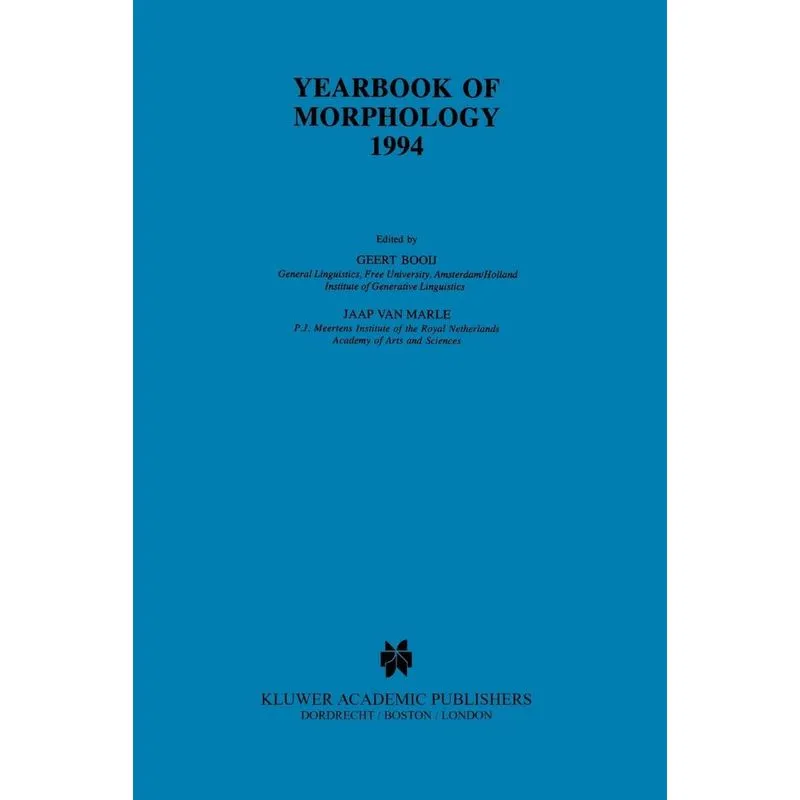 Yearbook of Morphology 1994