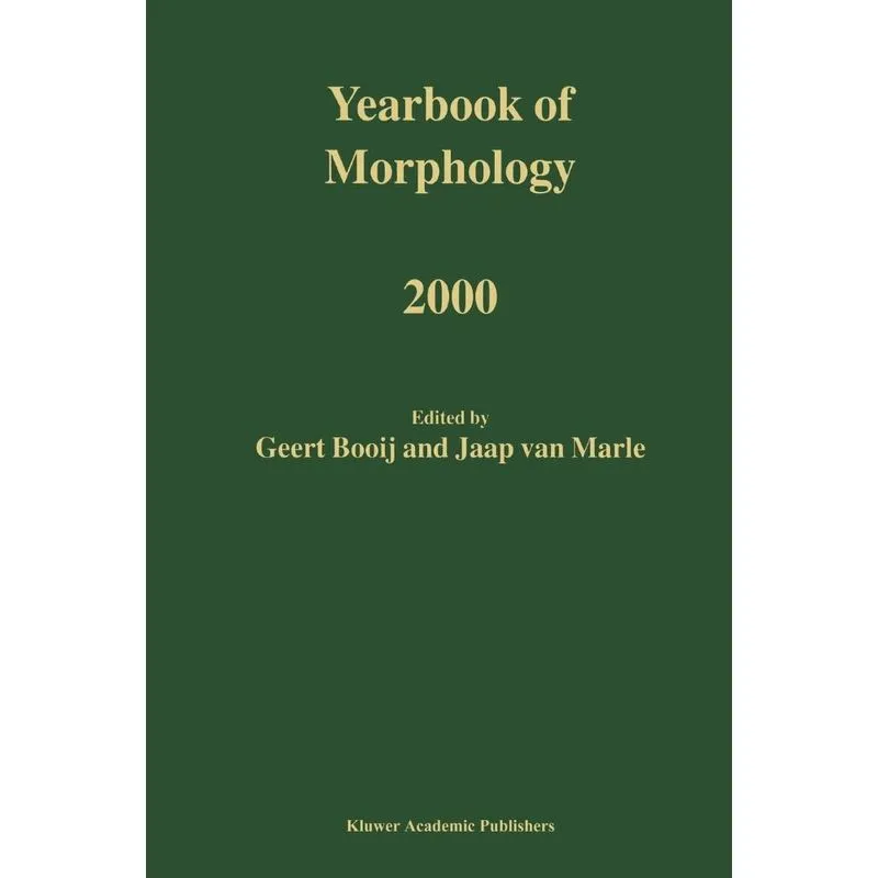 Yearbook of Morphology 2000