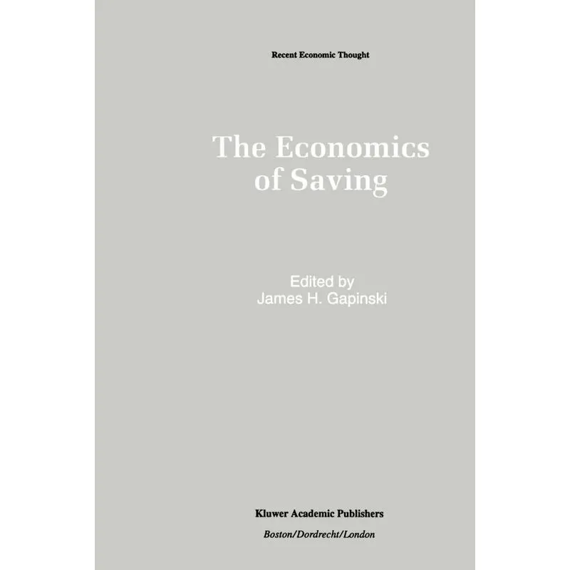 The Economics of Saving