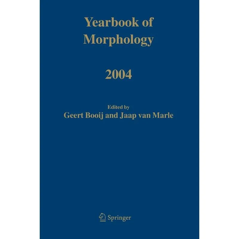 Yearbook of Morphology 2004