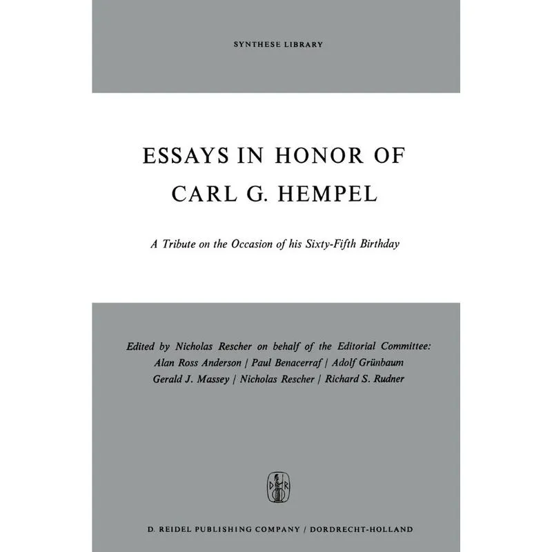 Essays in Honor of Carl G. Hempel