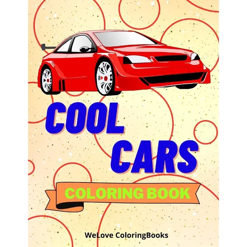 Cool Cars Coloring Book