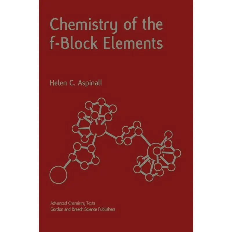 Chemistry of the f-Block Elements