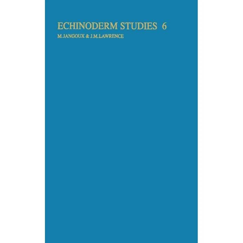 Echinoderm studies 6 (2001)