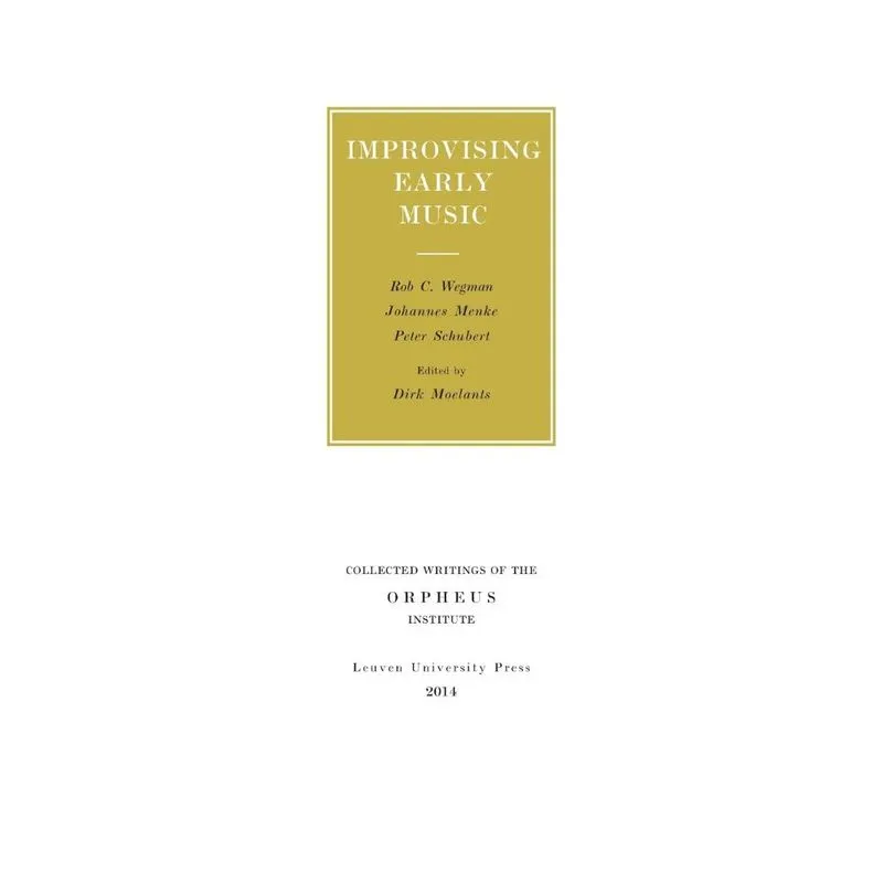 Improvising Early Music
