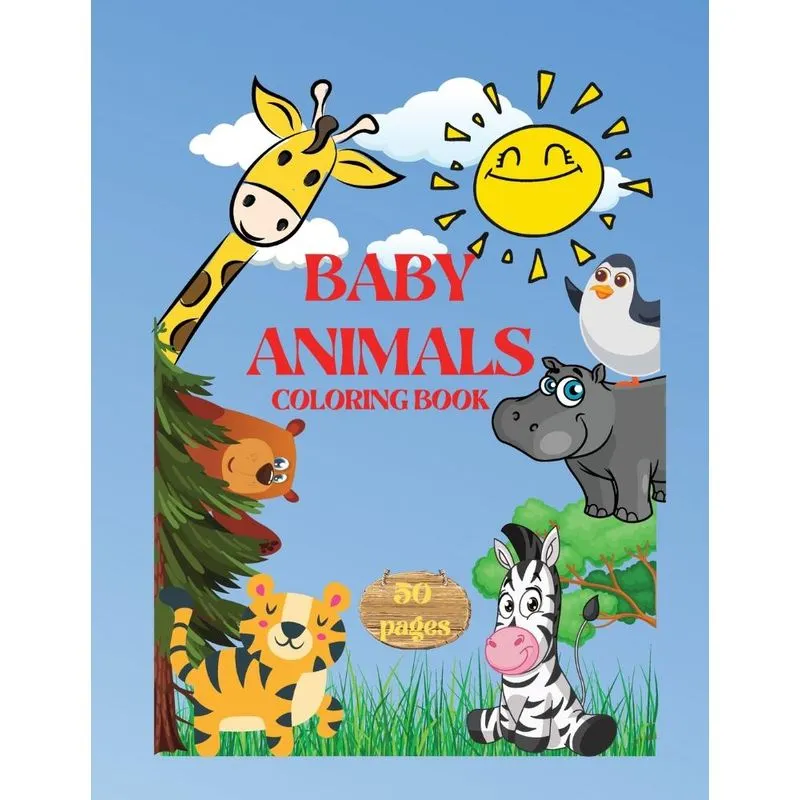 Baby Animals Coloring Book