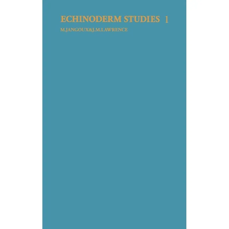 Echinoderm studies 1 (1983)