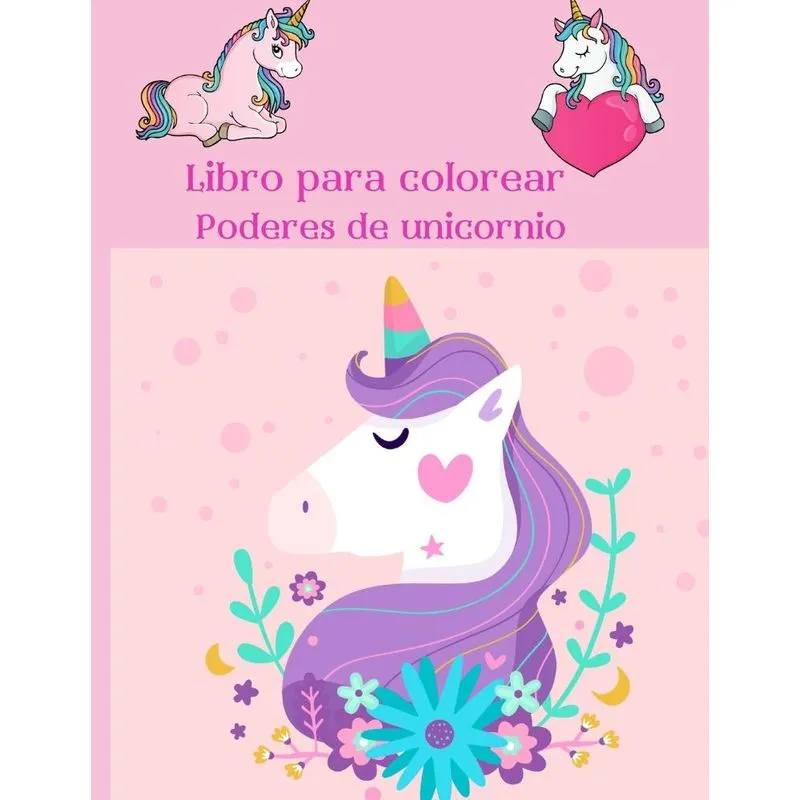 Libro para colorear Poderes de unicornio