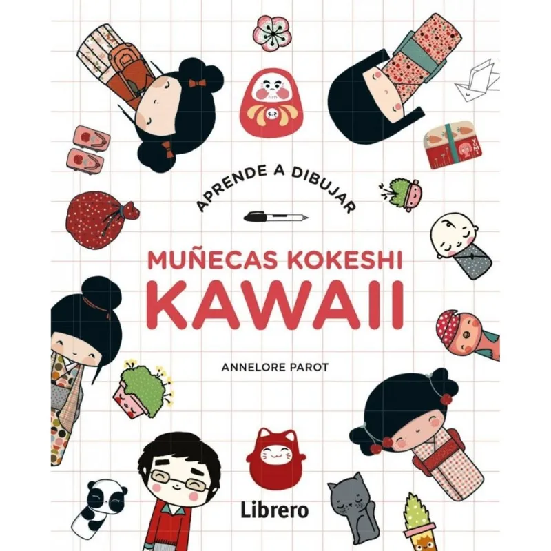 Aprende a dibujar munecas Kokeshi Kawaii Aprende a dibujar muñecas Kokeshi Kawaii