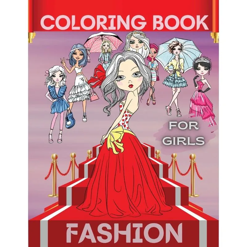 Fashion Coloring Book For Girls