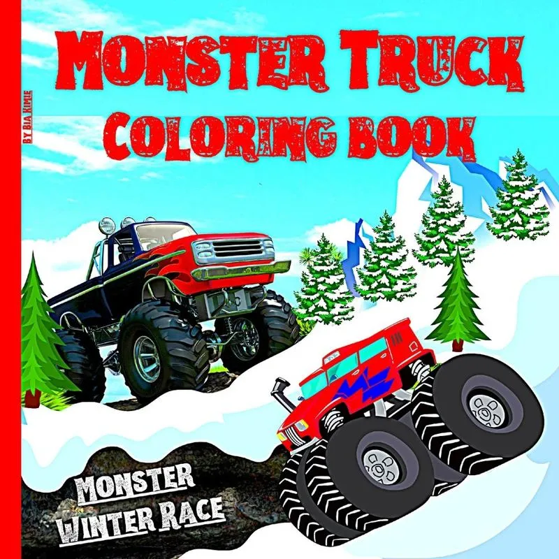 Monster Truck Coloring Book