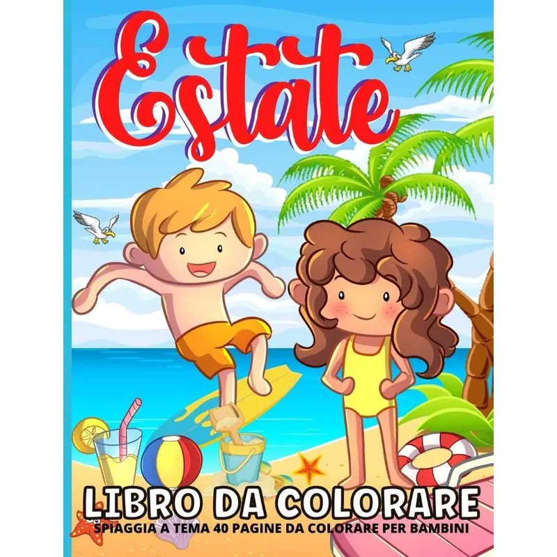 Estate Libro Da Colorare