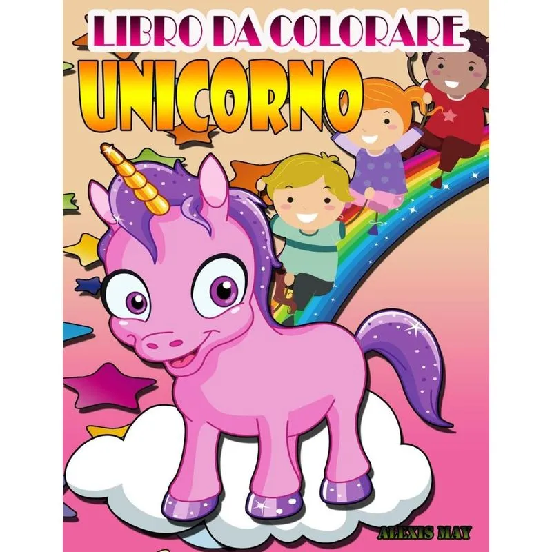 Libro da colorare Unicorno
