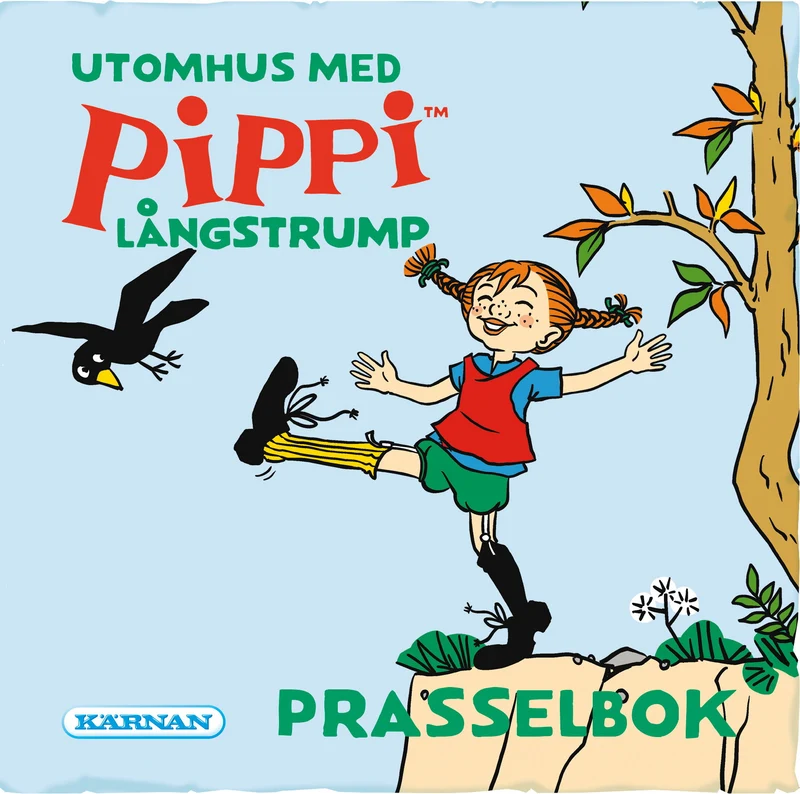 Utomhus med Pippi Långstrump : prasselbok
