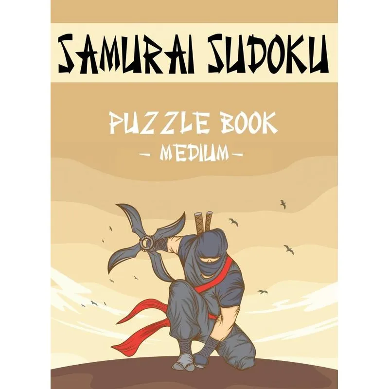 Samurai Sudoku Puzzle Book - Medium
