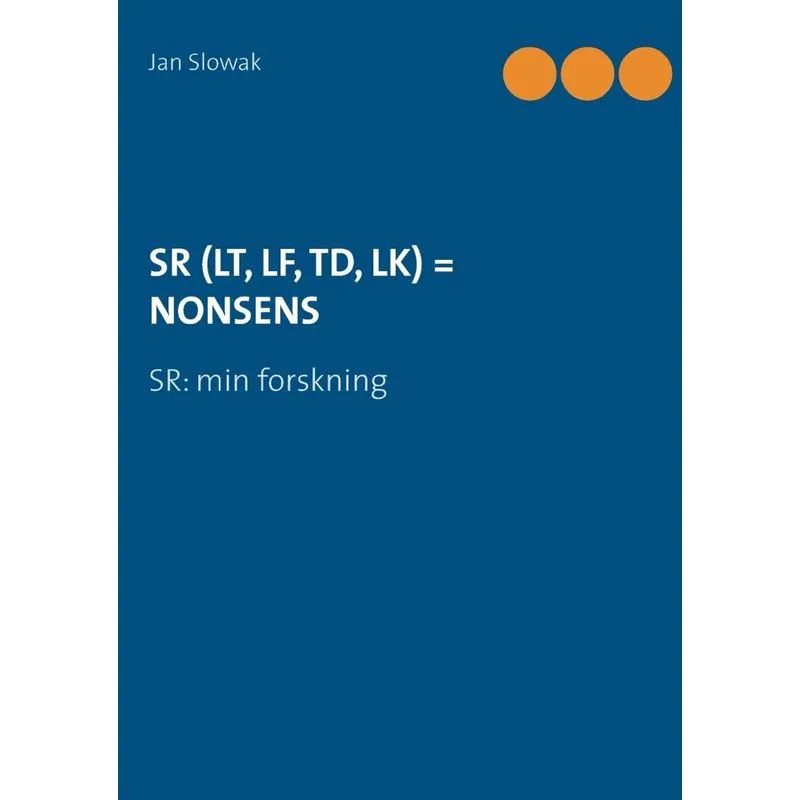 SR (LT, LF, TD, LK) = NONSENS