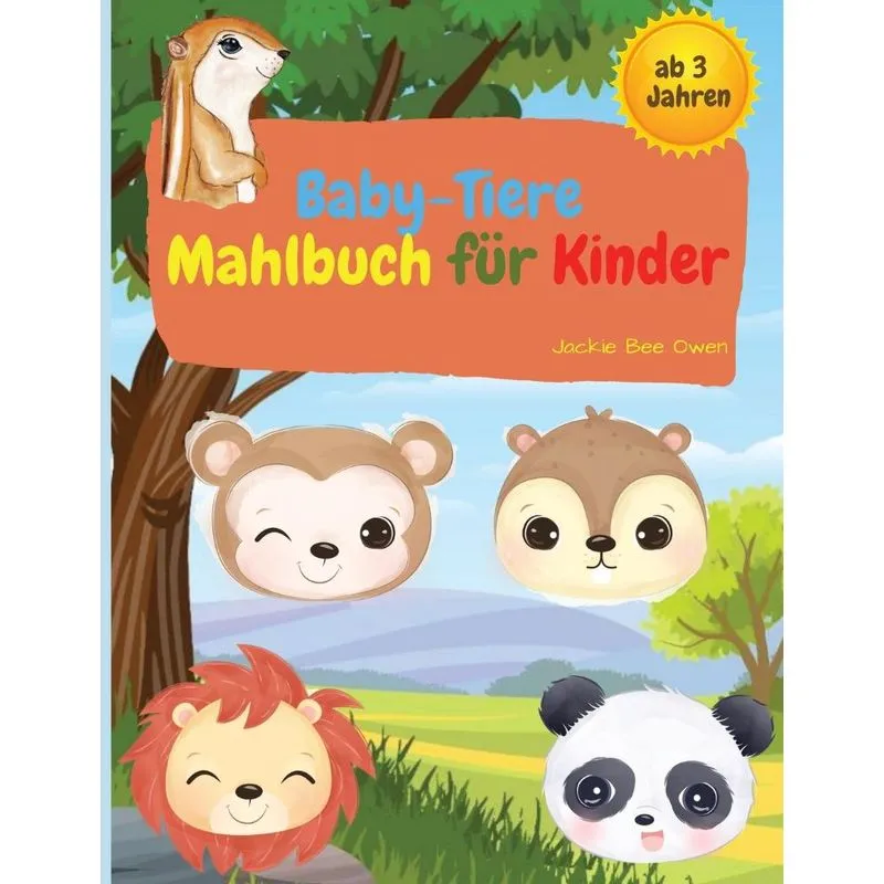 Baby - Tiere Malbuch für Kinder