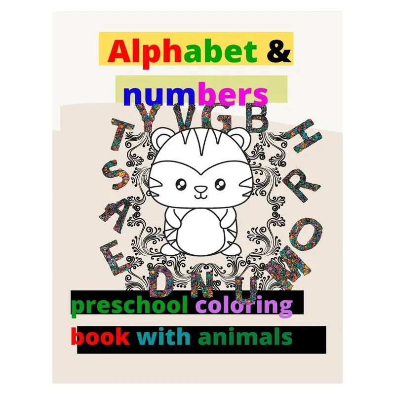 alphabet with colouring animals