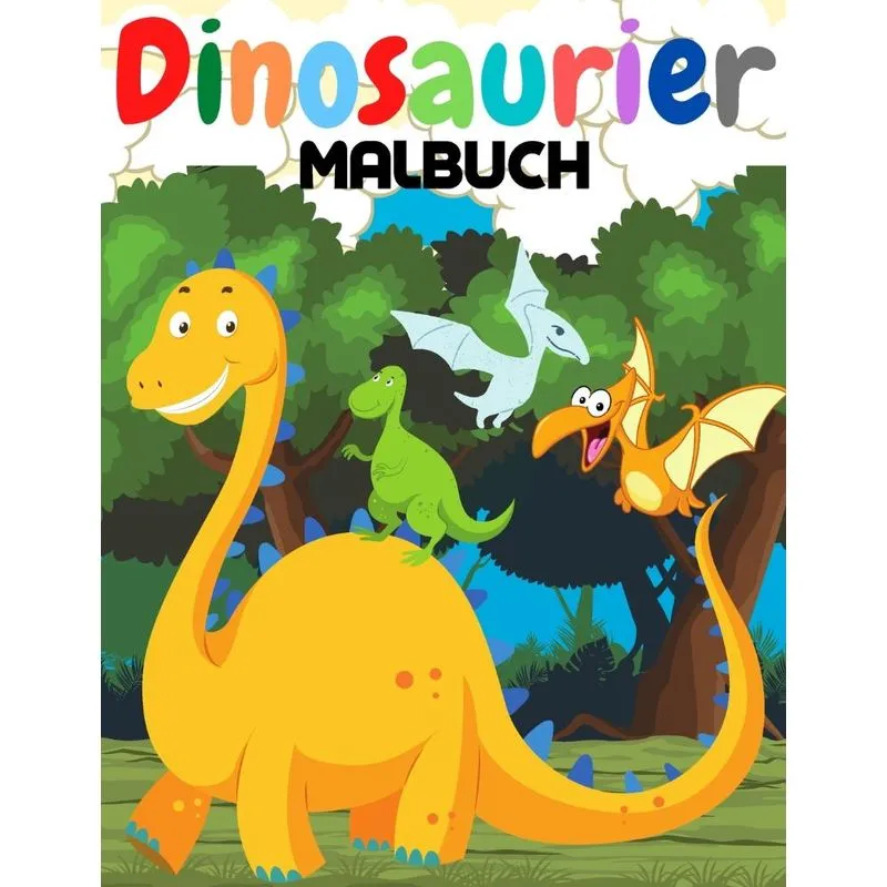 Dinosaurier Malbuch