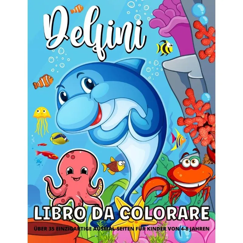 Libro Da Colorare Delfino