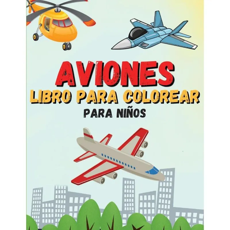 Aviones Libro para Colorear