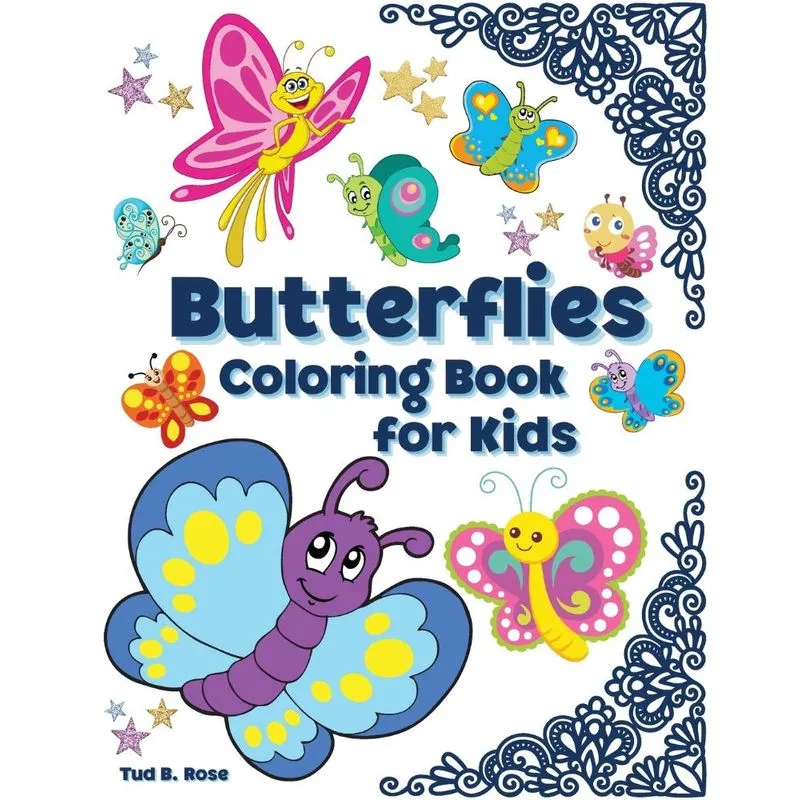 Butterflies Coloring Book for Kids