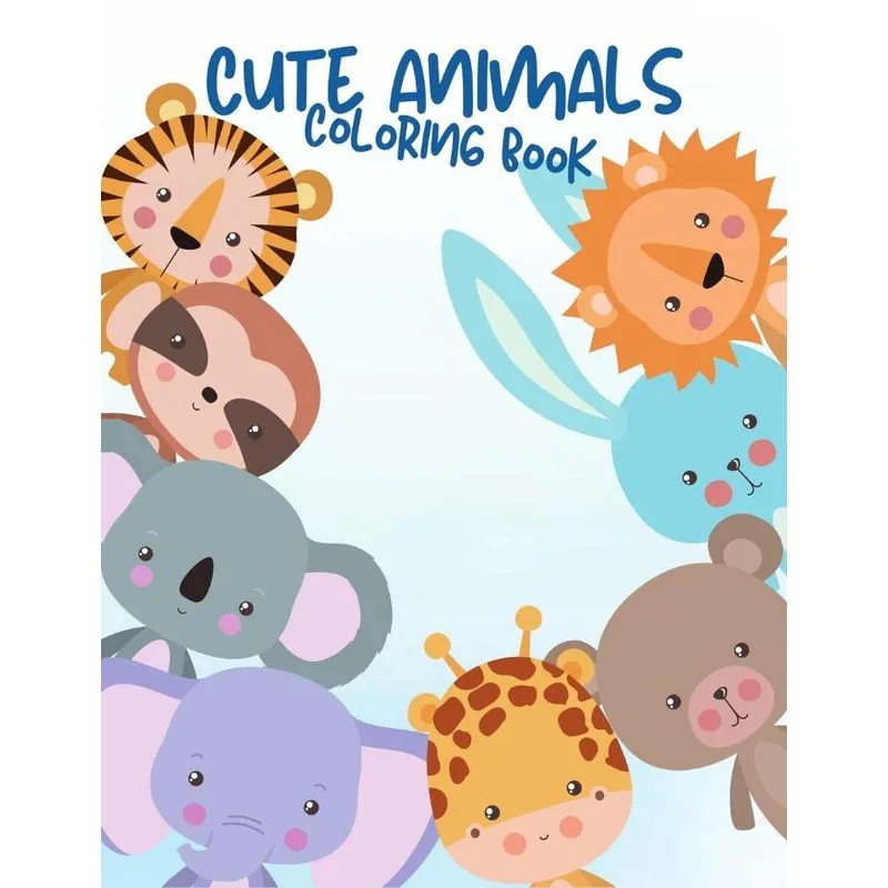 Cute Animals Coloring Book