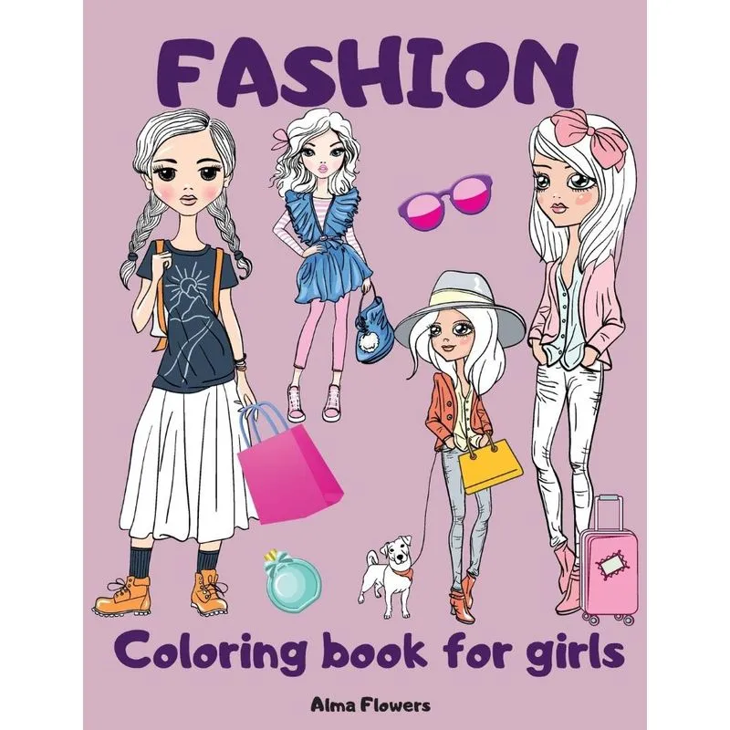 Fashion Coloring book for girls