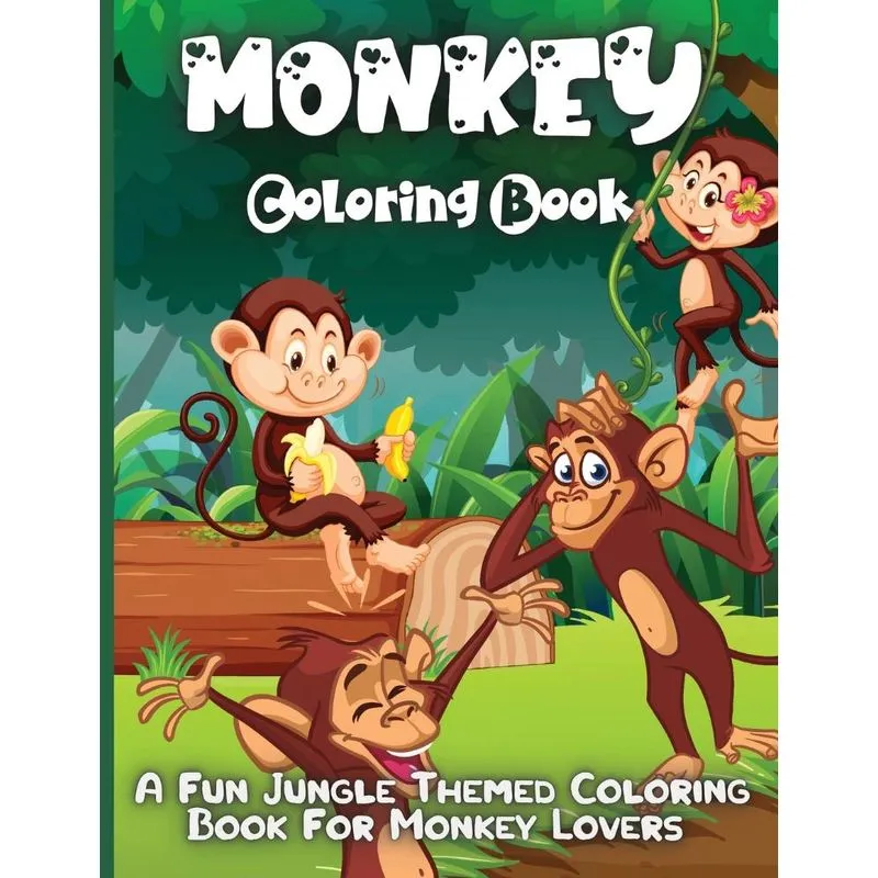 Monkey Coloring Book