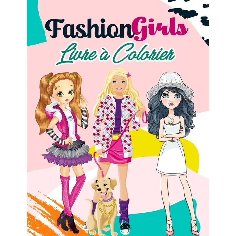Fashion Girls Livre à Colorier