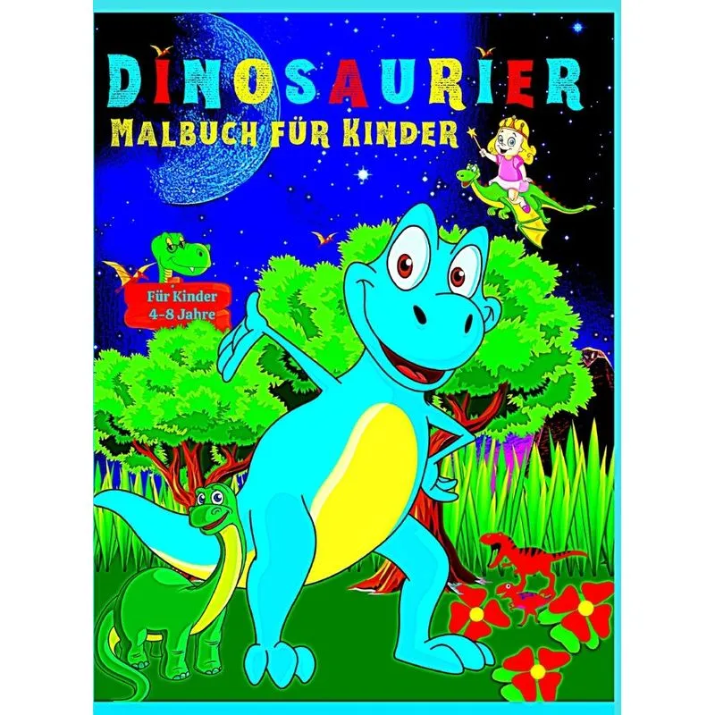Dinosaurier Malbuch für Kinder