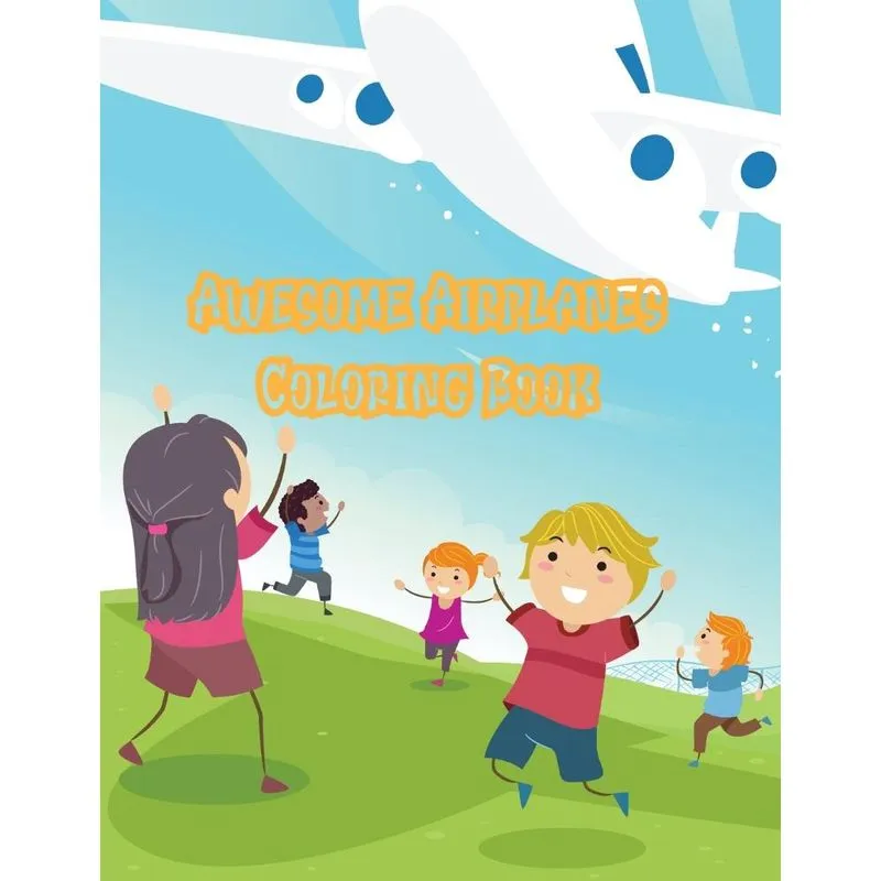 Awesome Airplanes Coloring Book