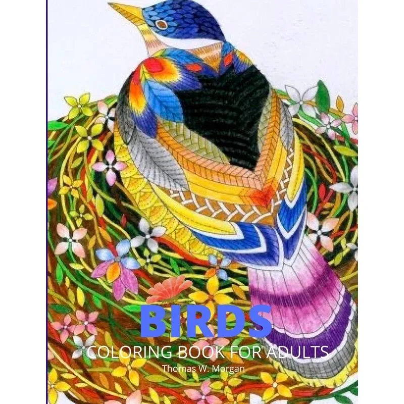 Birds Coloring Book for Adults