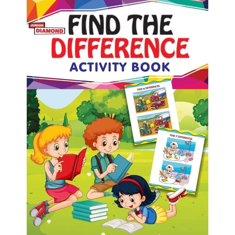 Find The Diffrence Activity Book