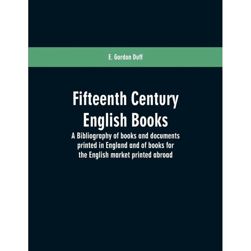 Fifteenth century English books
