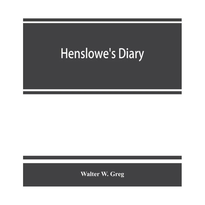 Henslowes diary