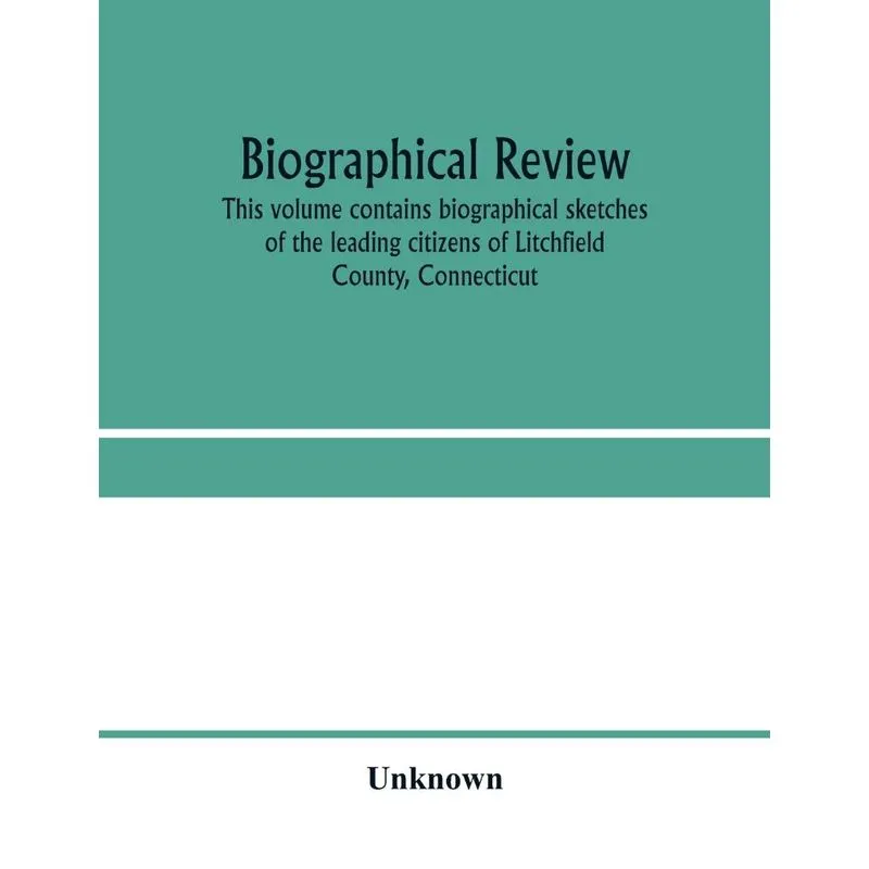 Biographical review. This volume contains biographical sket