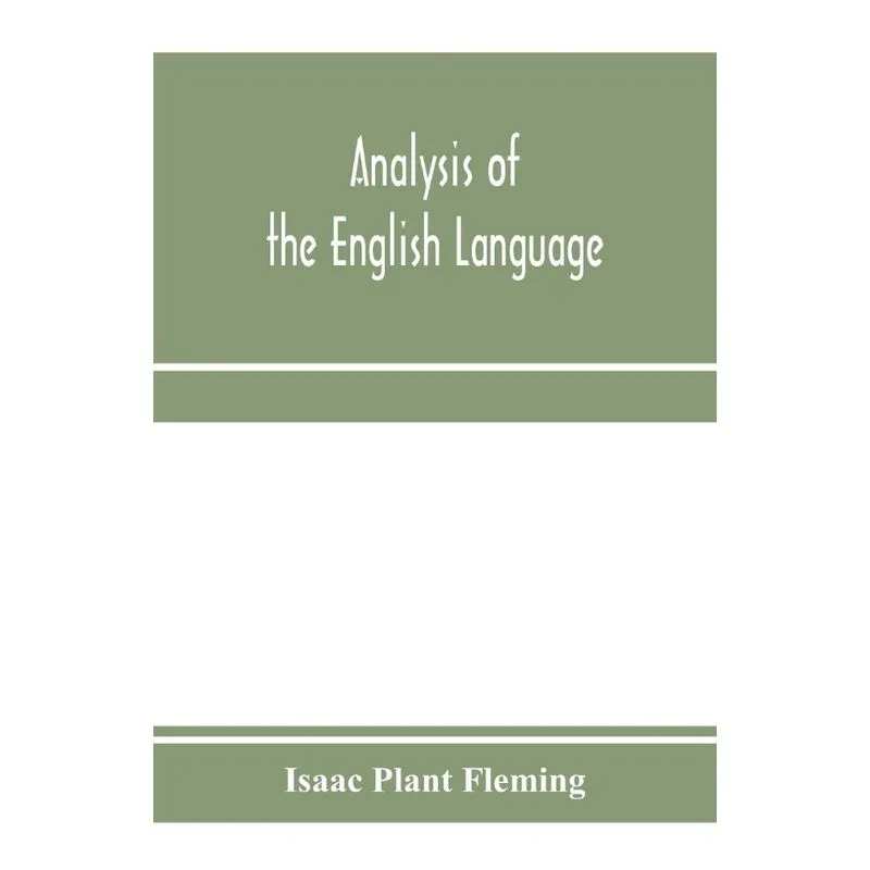 Analysis of the English language