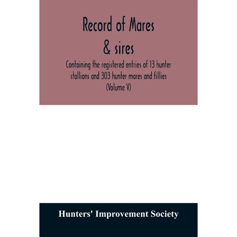 Record of mares & sires