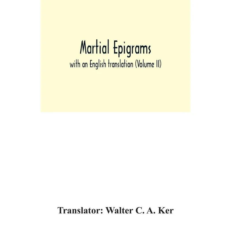 Martial Epigrams