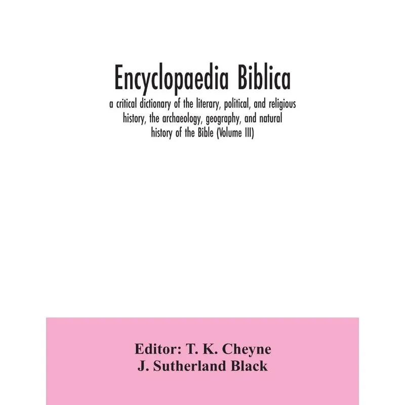 Encyclopaedia Biblica