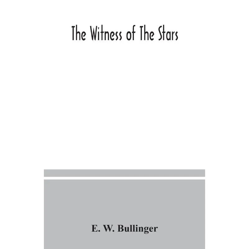 The witness of the stars