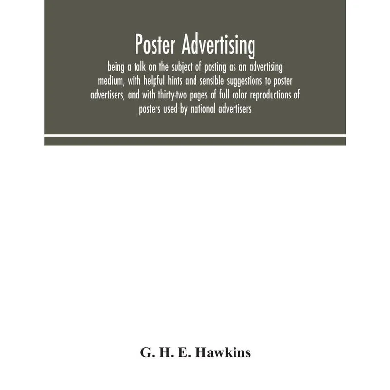 Poster advertising