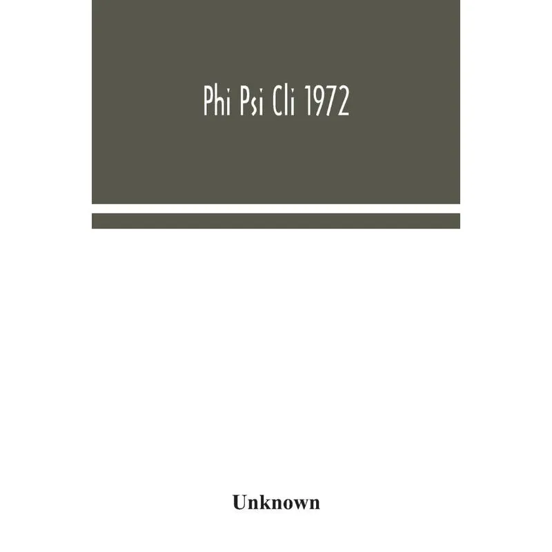 Phi Psi Cli 1972