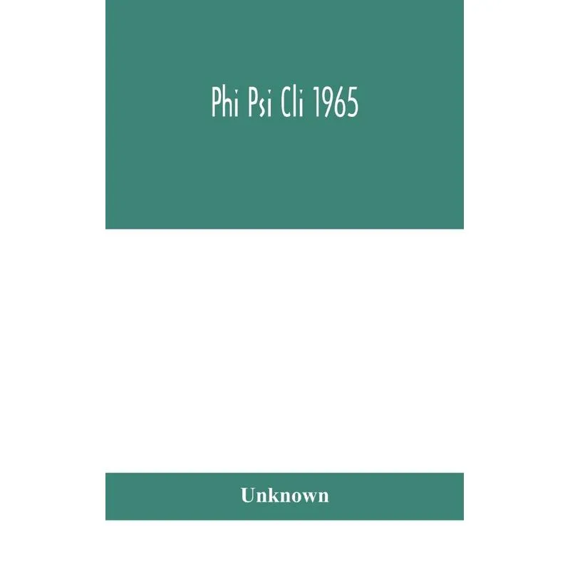 Phi Psi Cli 1965