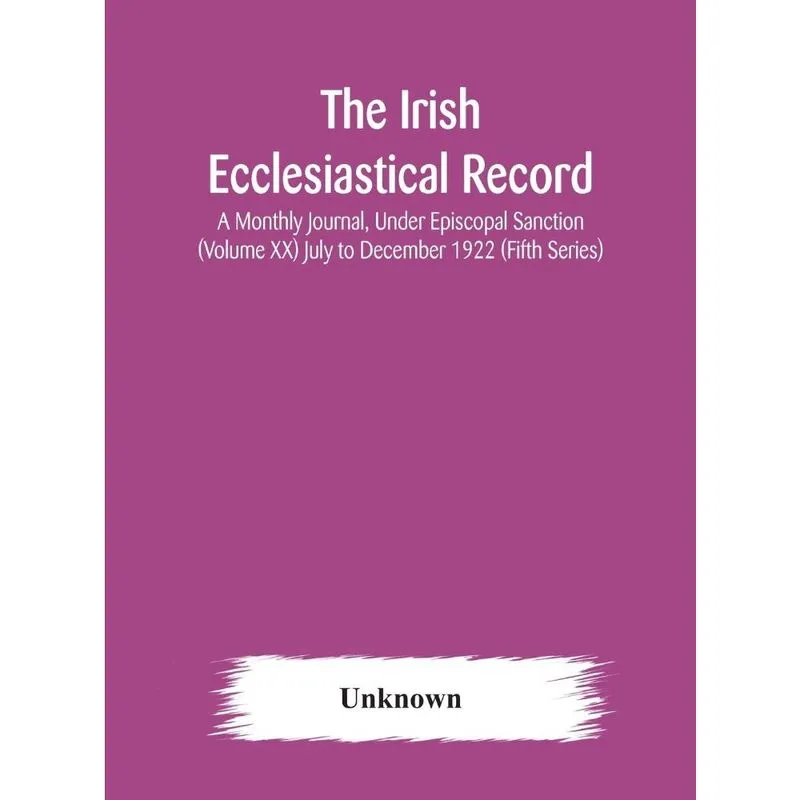 The Irish Ecclesiastical Record