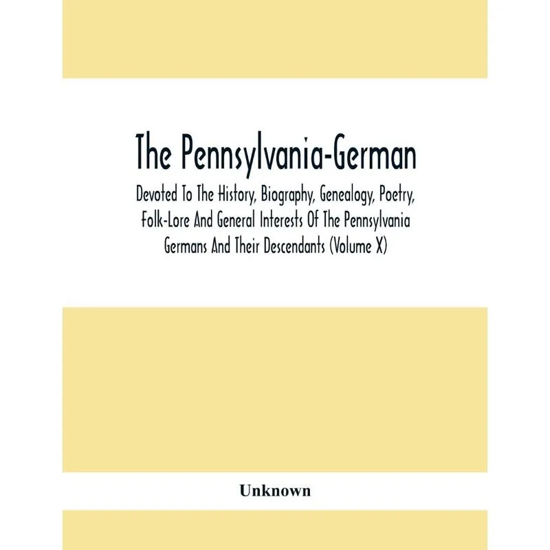 The Pennsylvania-German