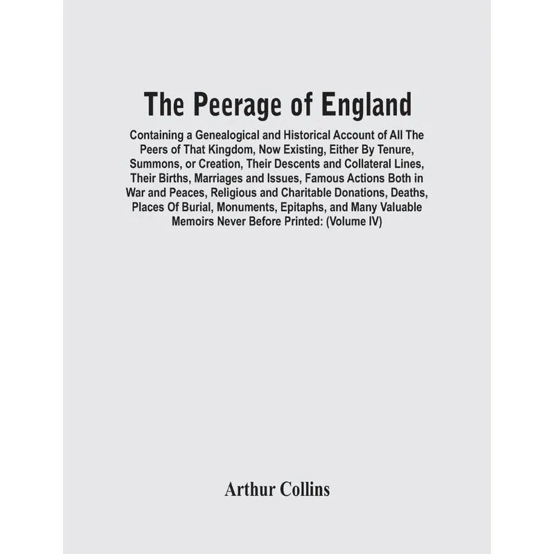 The Peerage Of England