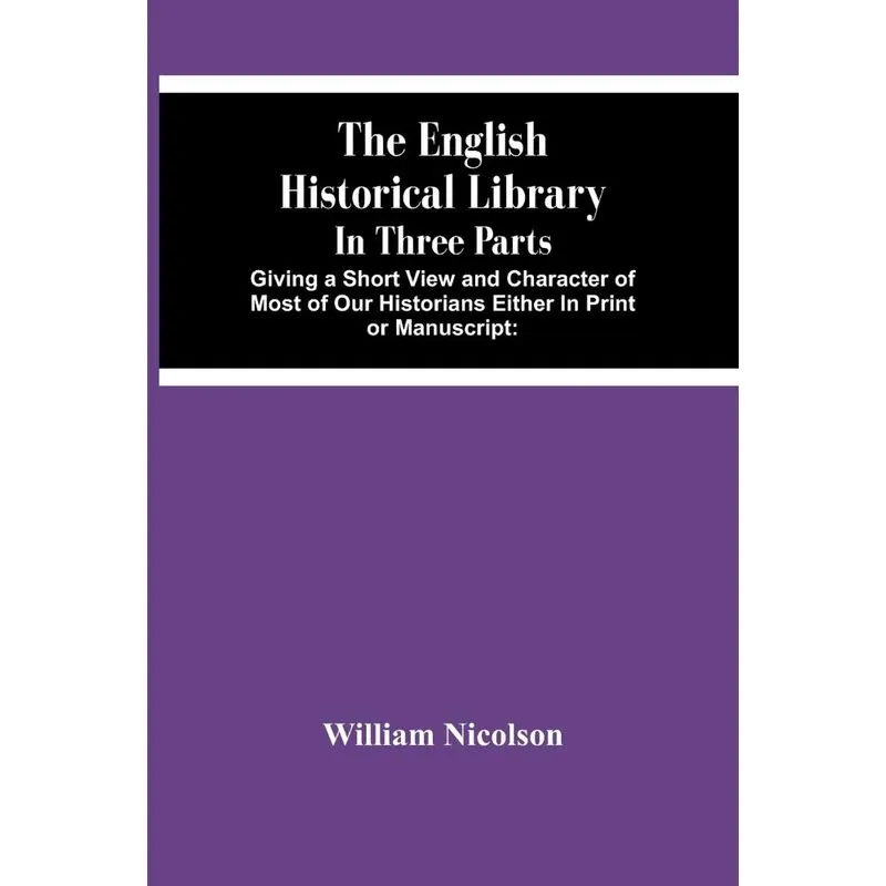 The English Historical Library