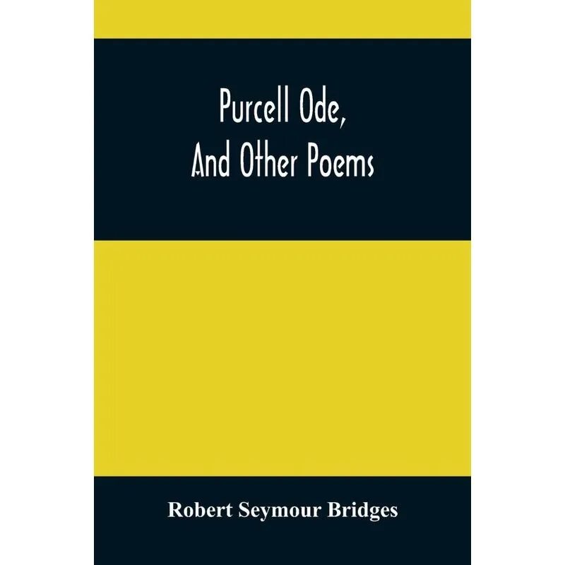 Purcell Ode, And Other Poems